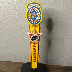 Newcastle Bombshell Pale Blonde Ale Beer Tap Handle 12" Man Cave